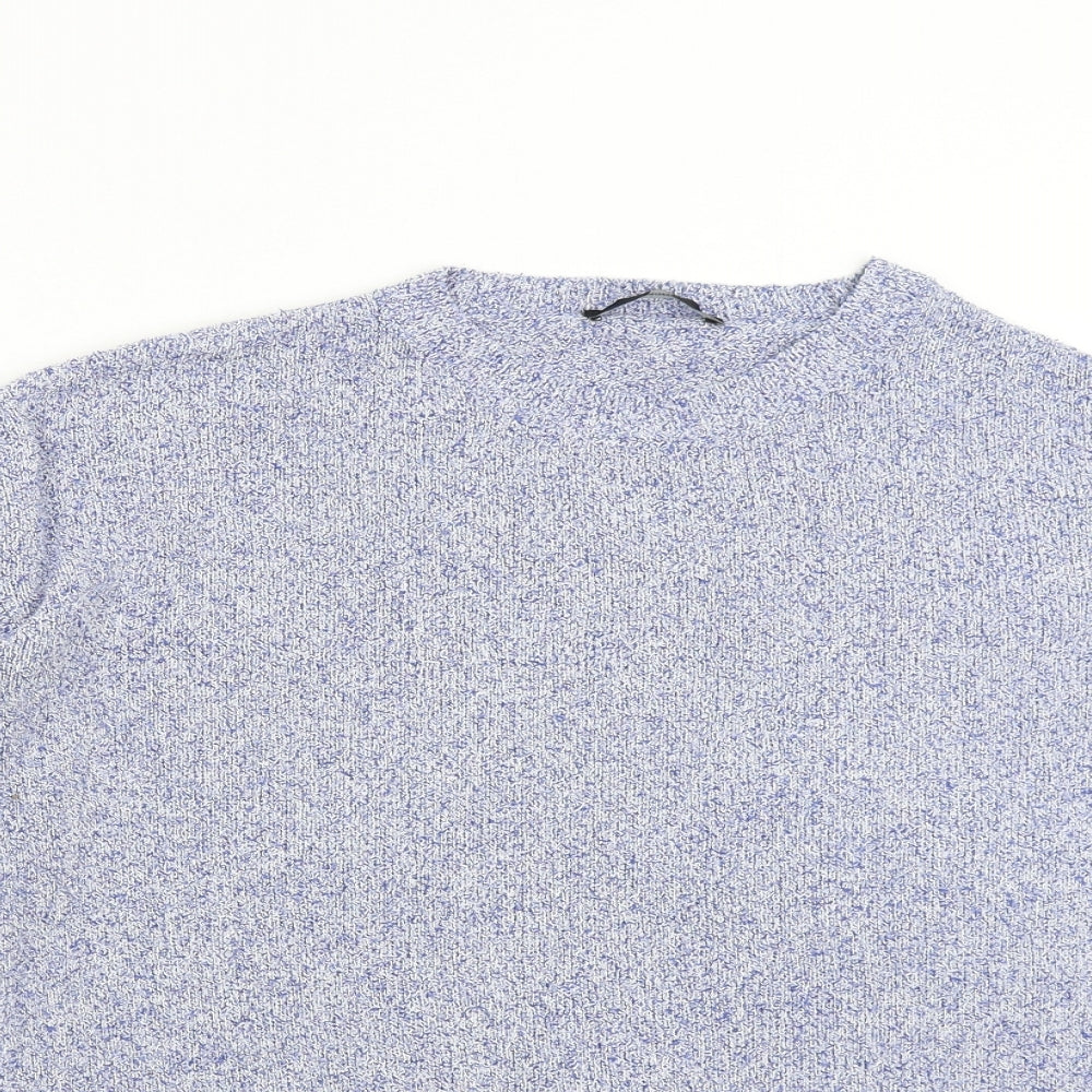 George Womens Blue  Knit Pullover Jumper Size 12