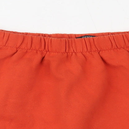 Bershka Womens Orange   Mini Skirt Size M