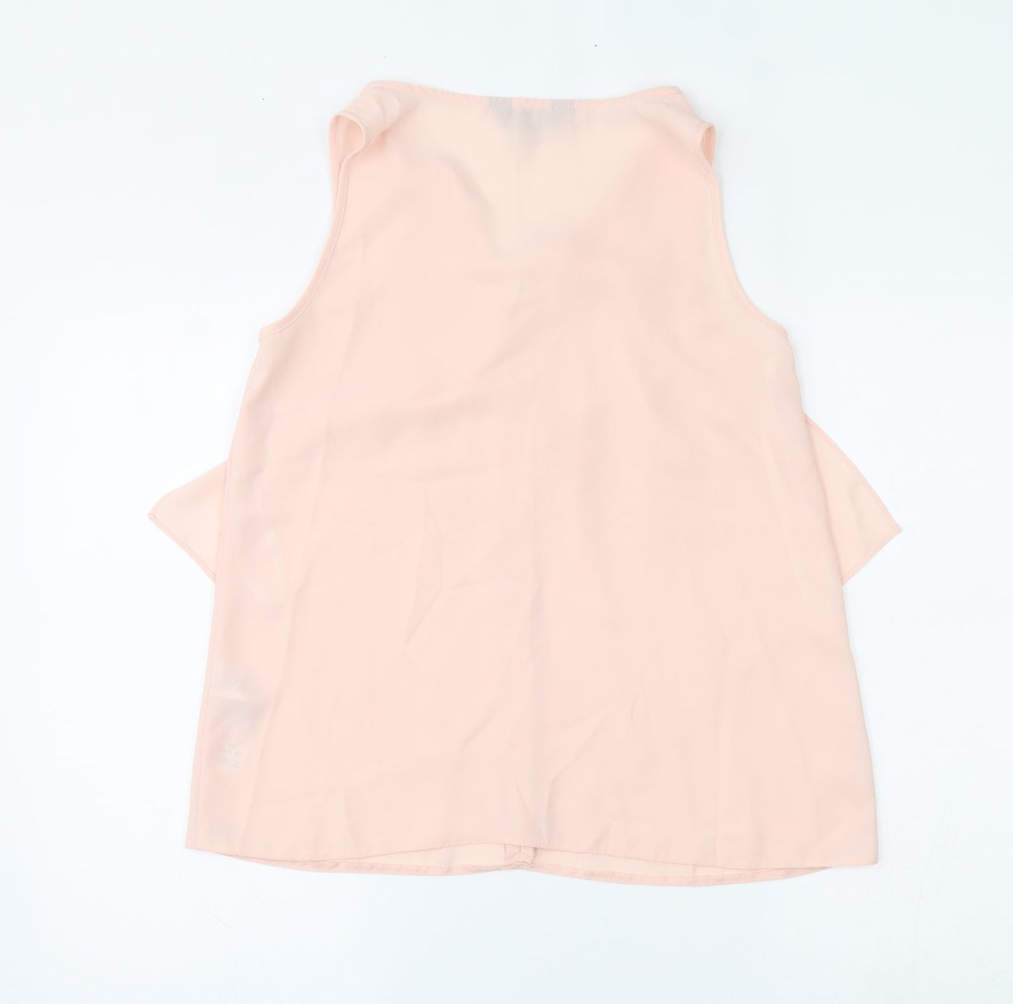 Womens UK Size 10 Dorothy Perkins Pink Basic Tank