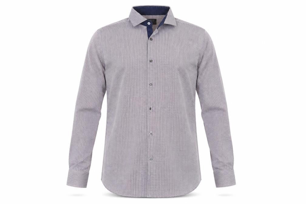 Mens UK Size 14.5 Marks and Spencer Blue  Button-Up Long Sleeve Casual Shirt