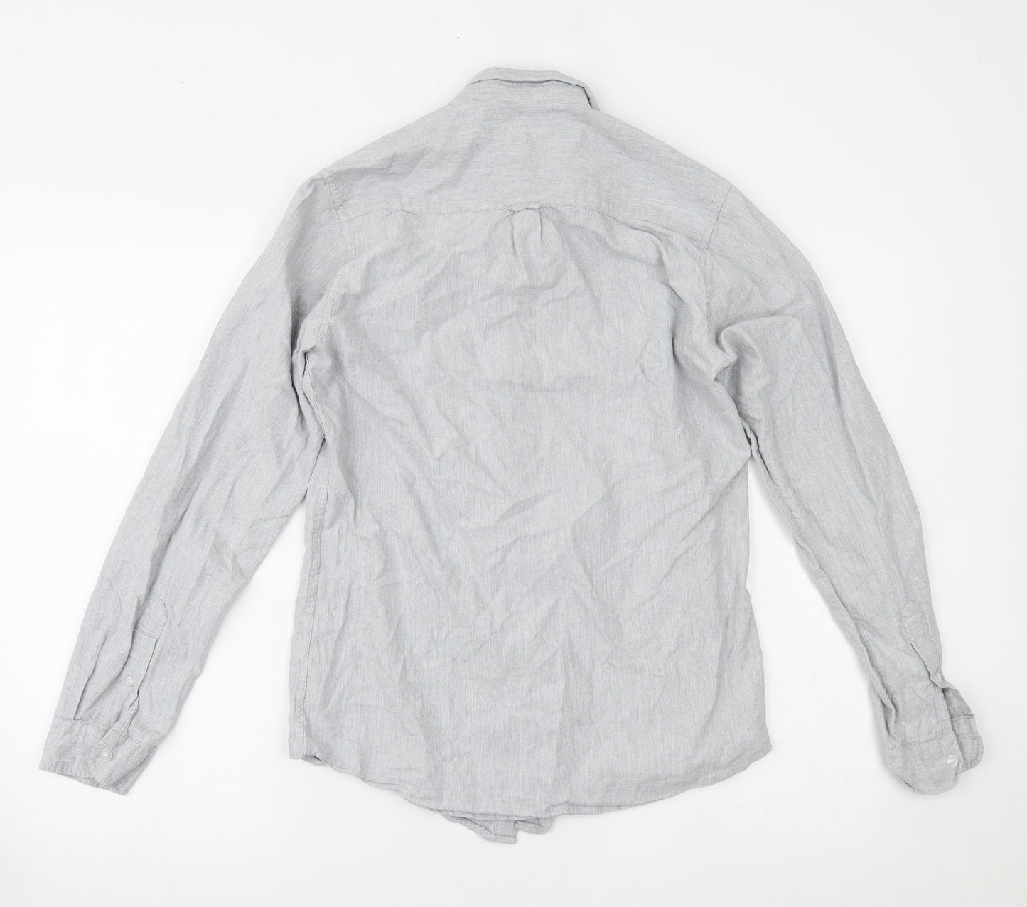 Primark Mens Grey    Button-Up Size S