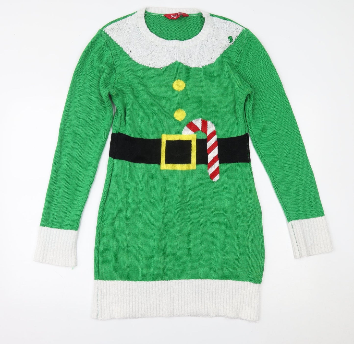 Jingle Bells Womens Green   Bodycon  Size M