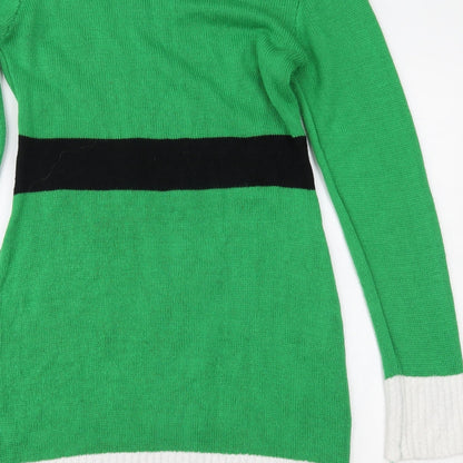 Jingle Bells Womens Green   Bodycon  Size M