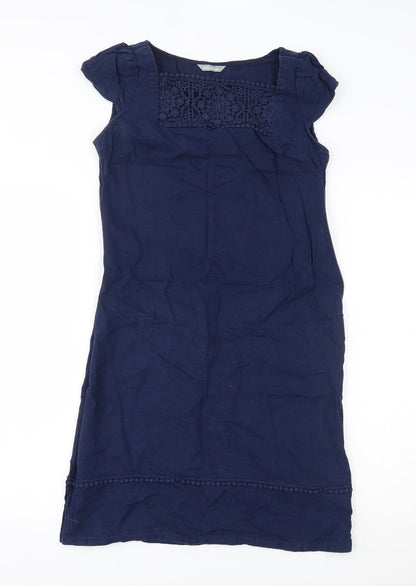 Marks and Spencer Womens Blue   A-Line  Size 8