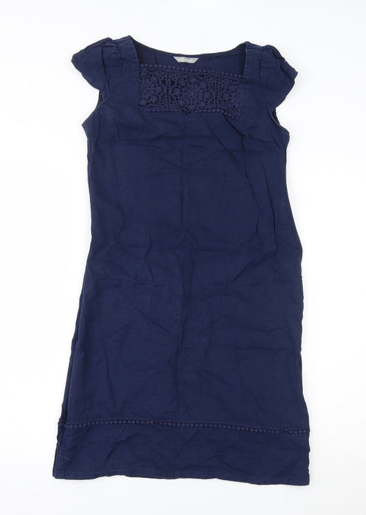 Marks and Spencer Womens Blue   A-Line  Size 8