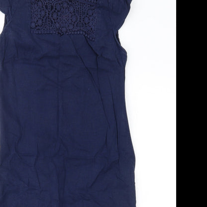 Marks and Spencer Womens Blue   A-Line  Size 8