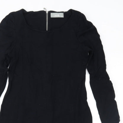 Wallis Womens Black   A-Line  Size 10