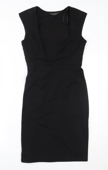 Dorothy Perkins Womens Black   Bodycon  Size 10