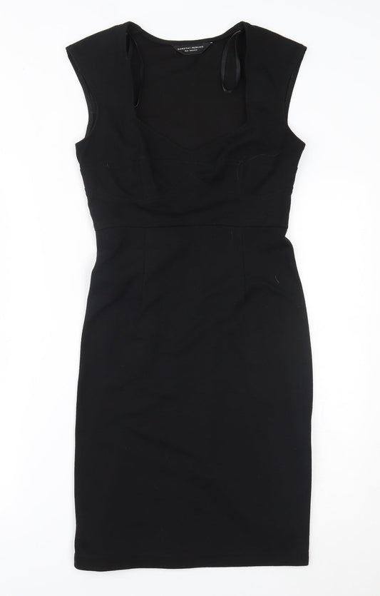 Dorothy Perkins Womens Black   Bodycon  Size 10