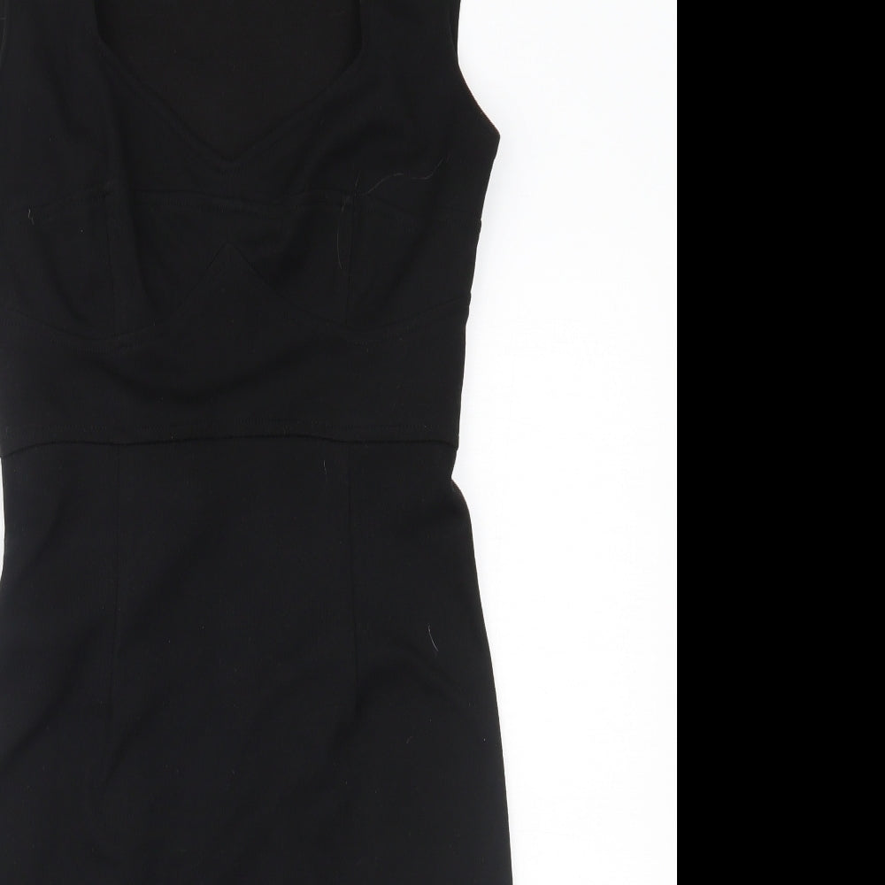 Dorothy Perkins Womens Black   Bodycon  Size 10
