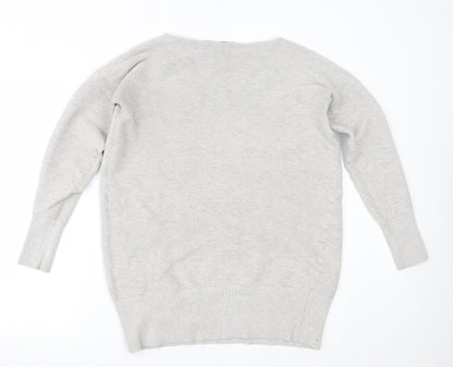 Womens UK Size L RESERVED Grey Pullover Jumper