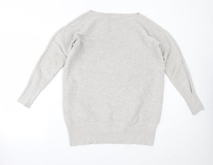 Womens UK Size L RESERVED Grey Pullover Jumper