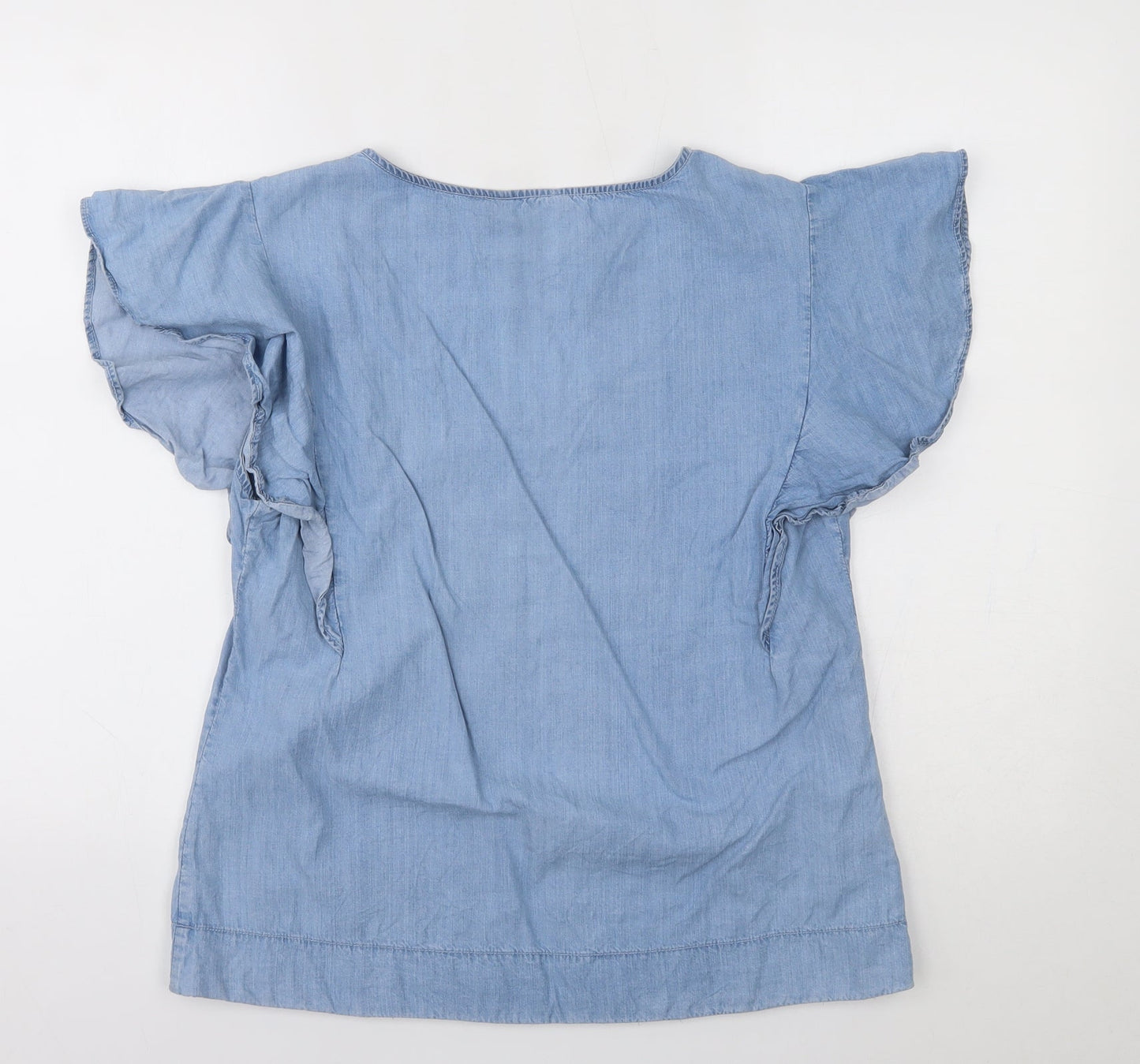 TRW&CO Womens Blue   Basic Blouse Size M