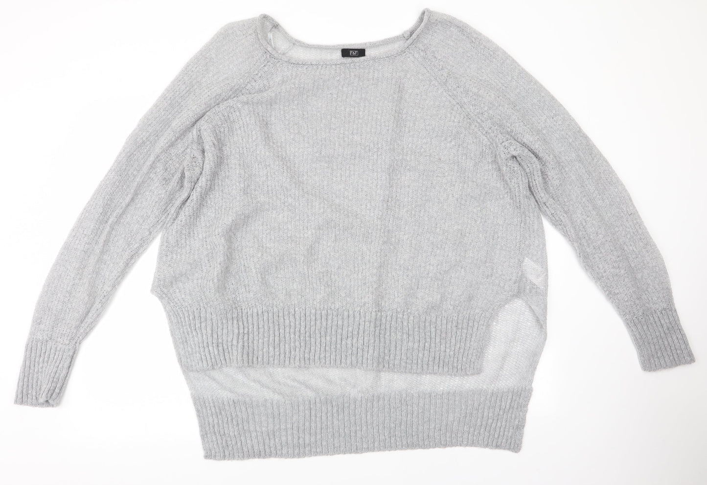 F&F Womens Grey   Pullover Jumper Size 18