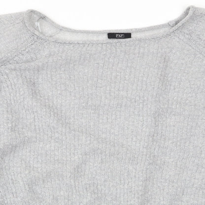 F&F Womens Grey   Pullover Jumper Size 18