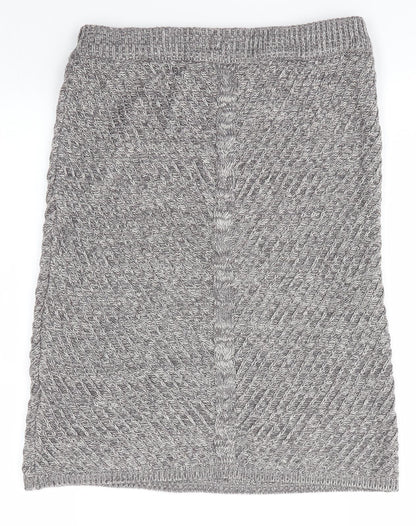 Bellfield Womens Grey   A-Line Skirt Size XS