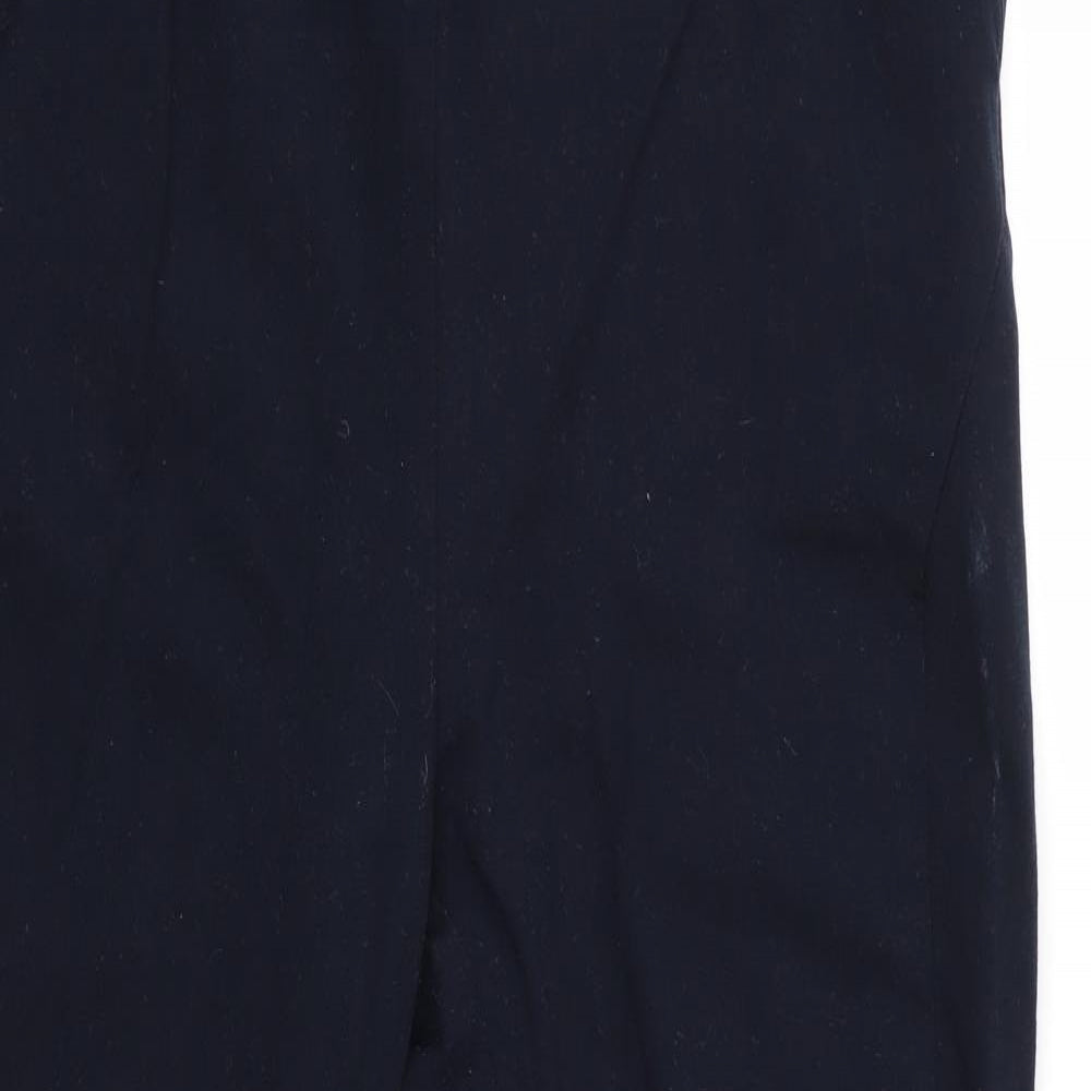 Womens UK Size 14 Monsoon Regular Fit Dress Pants Blue Trousers