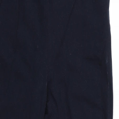 Womens UK Size 14 Monsoon Regular Fit Dress Pants Blue Trousers