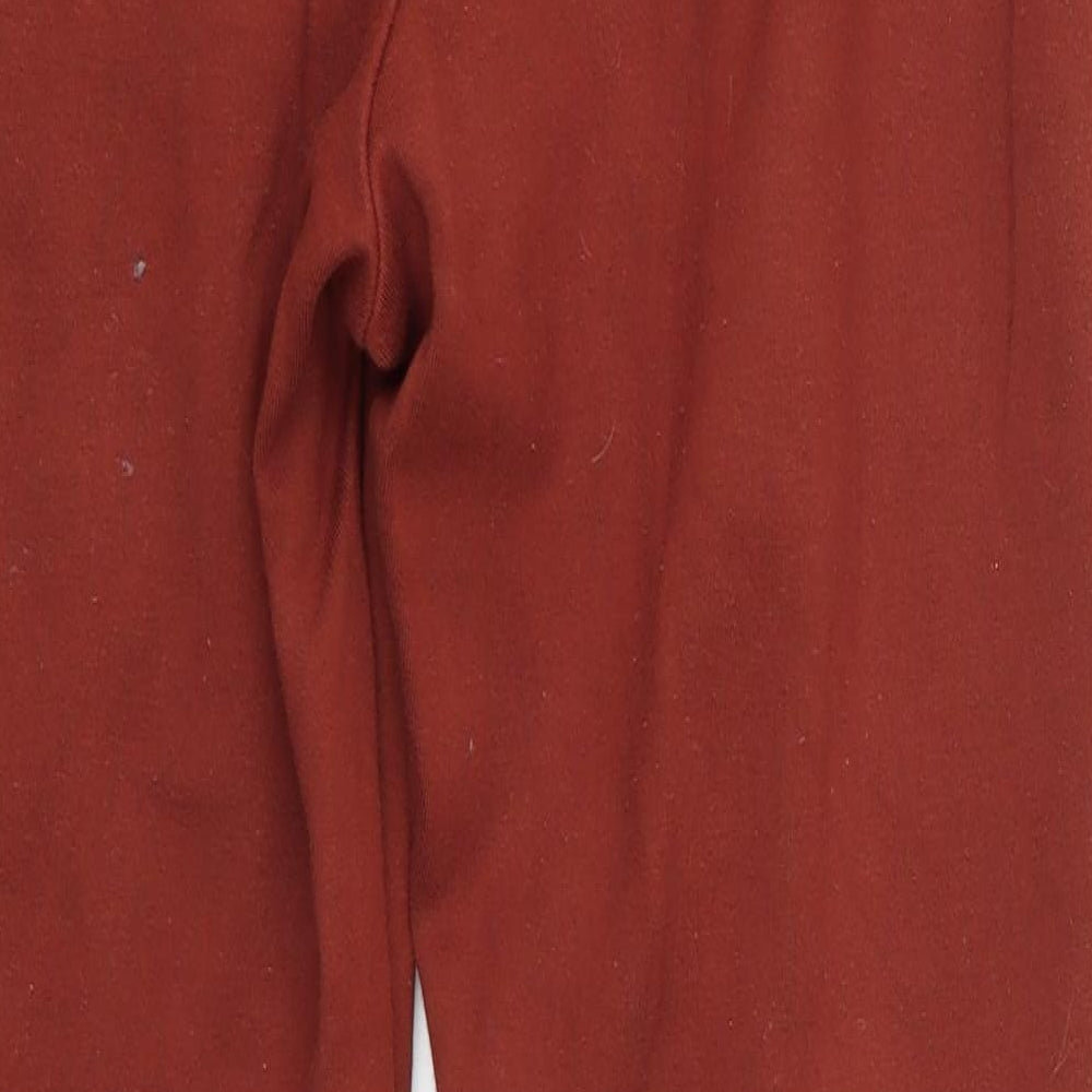 Womens UK Size 12 M&S Regular Fit Dress Pants Brown Trousers