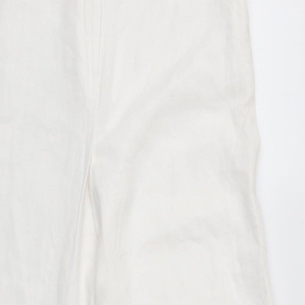 F&F Womens White   Trousers  Size 33 in L25 in