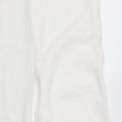 F&F Womens White   Trousers  Size 33 in L25 in