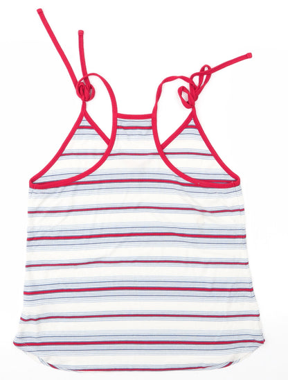 Back view of Universal Thread women’s multicoloured striped camisole blouse, size L