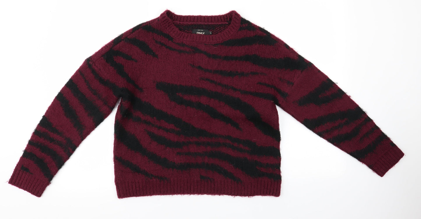 Womens UK Size S Only Multicoloured Pullover Jumper