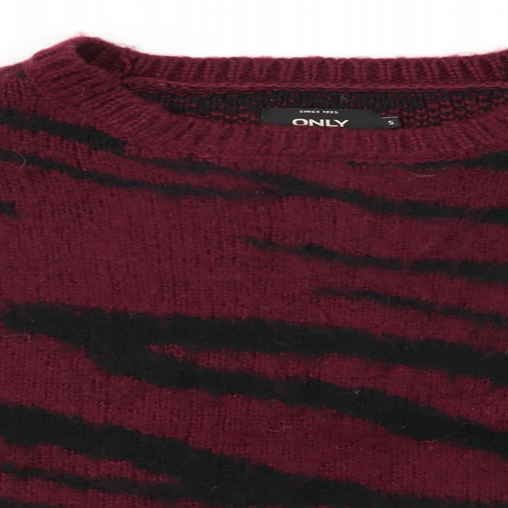 Womens UK Size S Only Multicoloured Pullover Jumper
