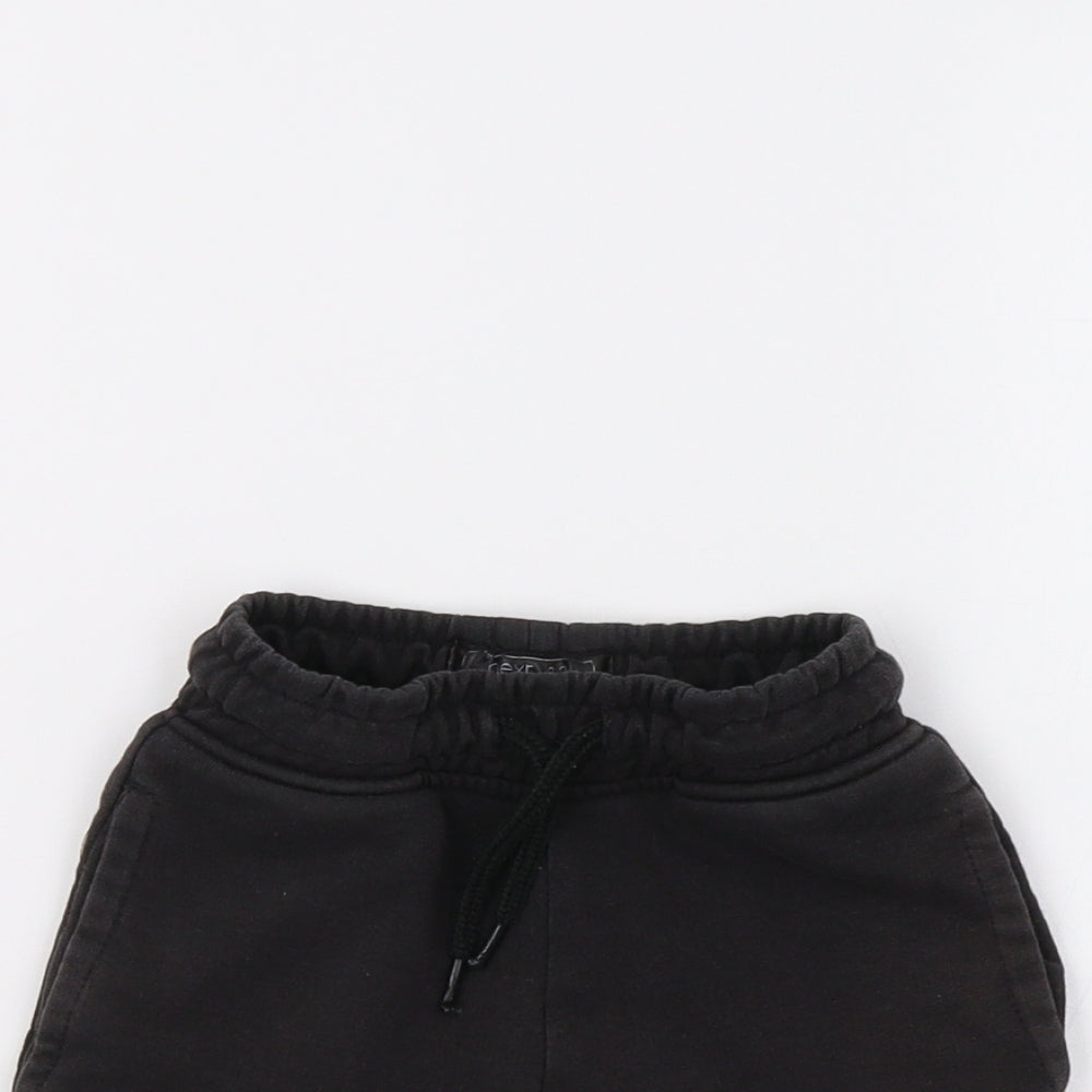 NEXT Boys Black   Sweat Shorts Size 4 Years