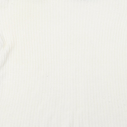 In the Style Womens White Colourblock  Jumper Dress  Size 8