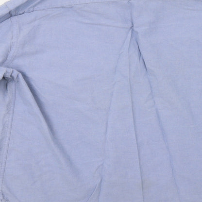 TU Mens Blue    Button-Up Size L