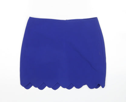 FOREVER 21 Womens Blue   Mini Skirt Size S