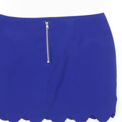 FOREVER 21 Womens Blue   Mini Skirt Size S