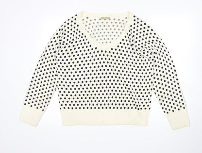 TU Womens Multicoloured Polka Dot  Pullover Jumper Size 18