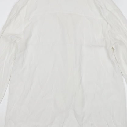 Somerset Womens White   Basic Button-Up Size 8