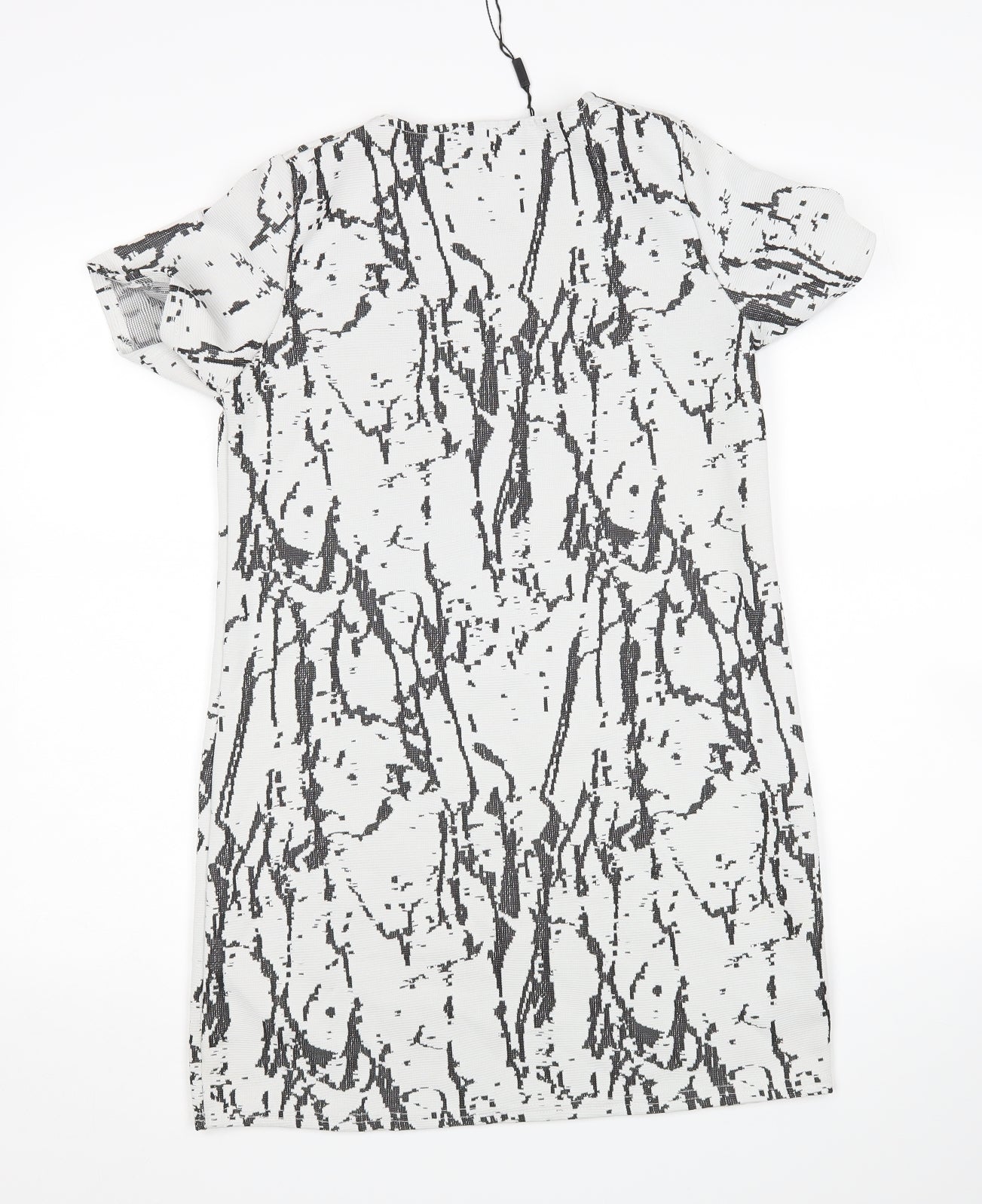 Missguided Womens Multicoloured Geometric  T-Shirt Dress  Size 6