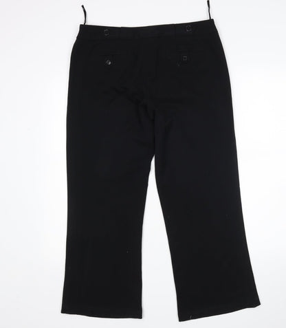 Ziggys Womens Black   Trousers  Size 14 L26 in