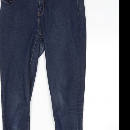 Denim Co Womens Blue   Skinny Jeans Size 12 L32 in