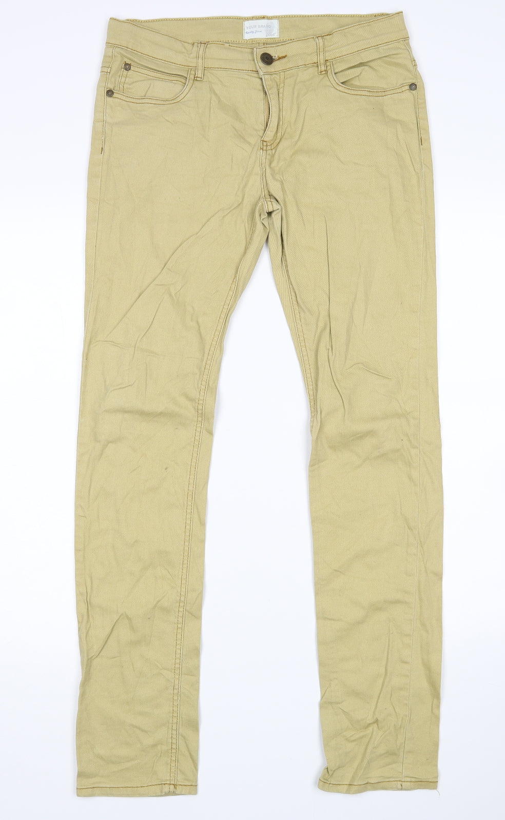 Your Brand Womens Beige   Straight Jeans Size 32 in L31 in