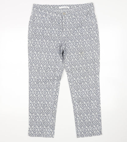 Mac Womens Multicoloured Argyle/Diamond  Straight Jeans Size 34 in L26 in