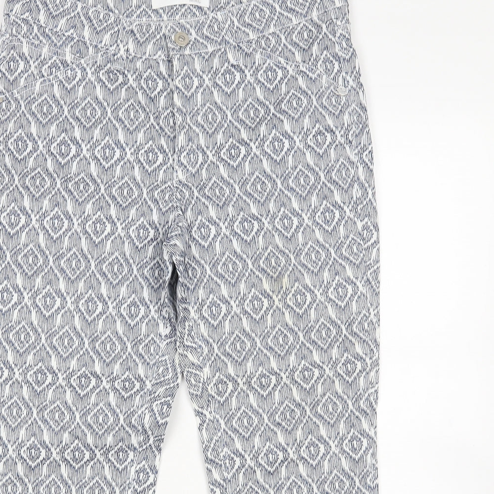 Mac Womens Multicoloured Argyle/Diamond  Straight Jeans Size 34 in L26 in