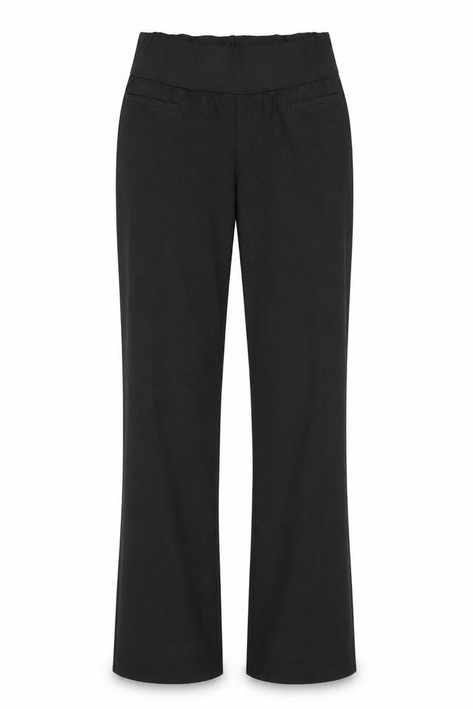 Front view of Gap women’s grey trousers, size UK 8, 28-inch leg