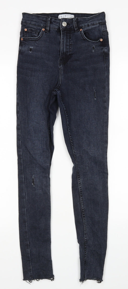 Denim Co Womens Blue   Skinny Jeans Size 6 L27 in