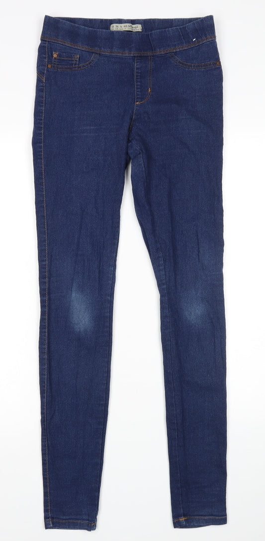 Denim Co Womens Blue   Jegging Jeans Size 8 L31 in