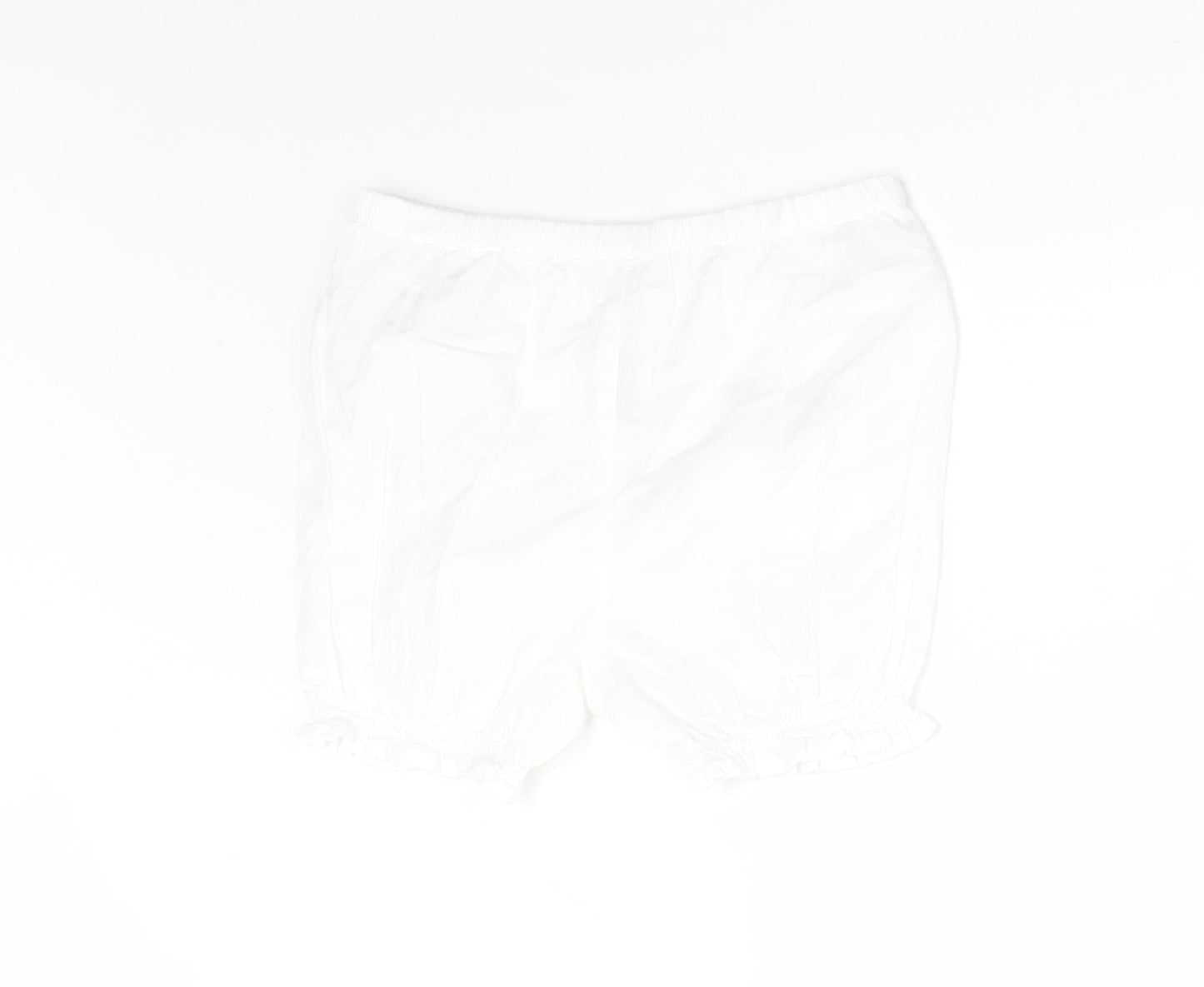 Nutmeg Baby White    Trousers Size 3-6 Months