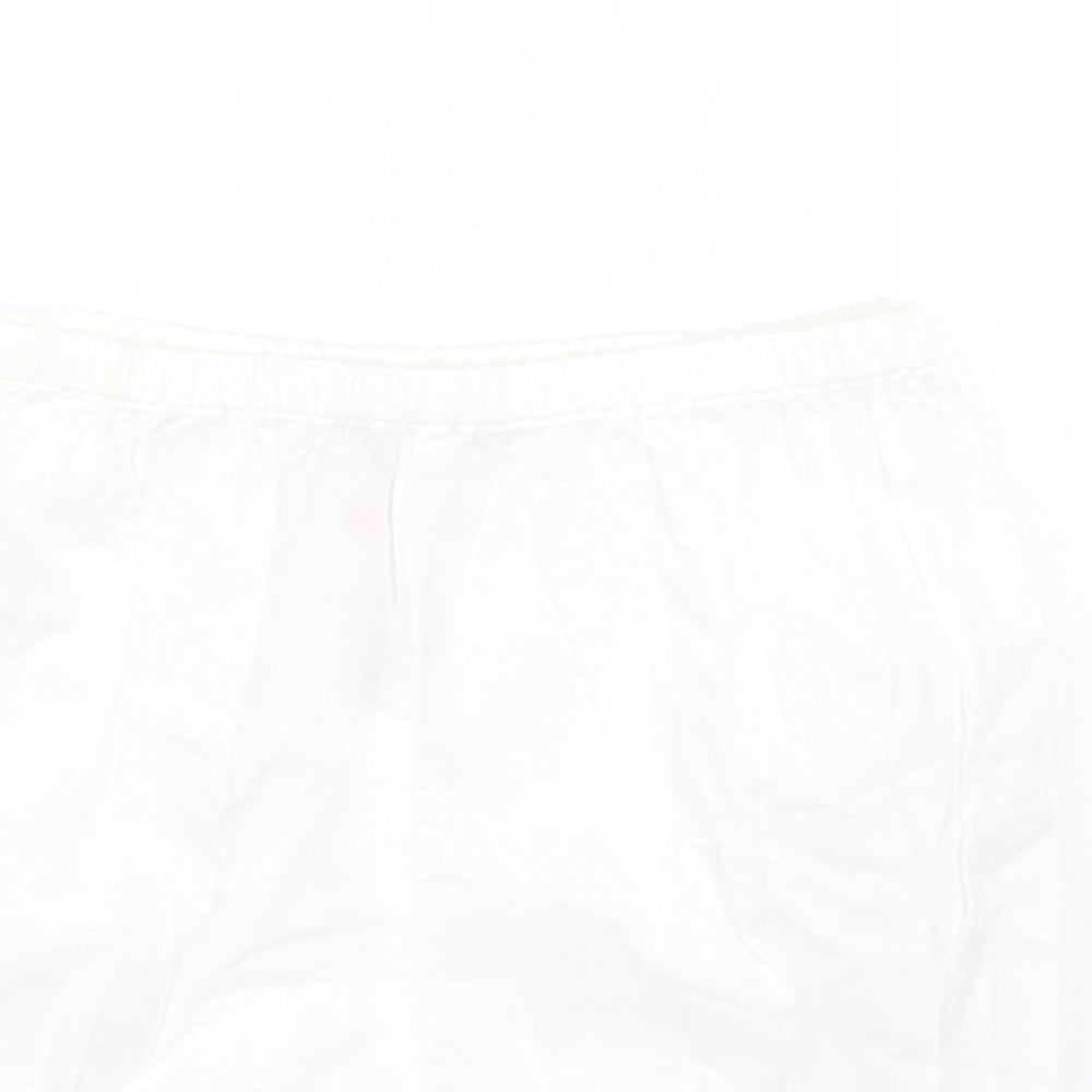 Nutmeg Baby White    Trousers Size 3-6 Months