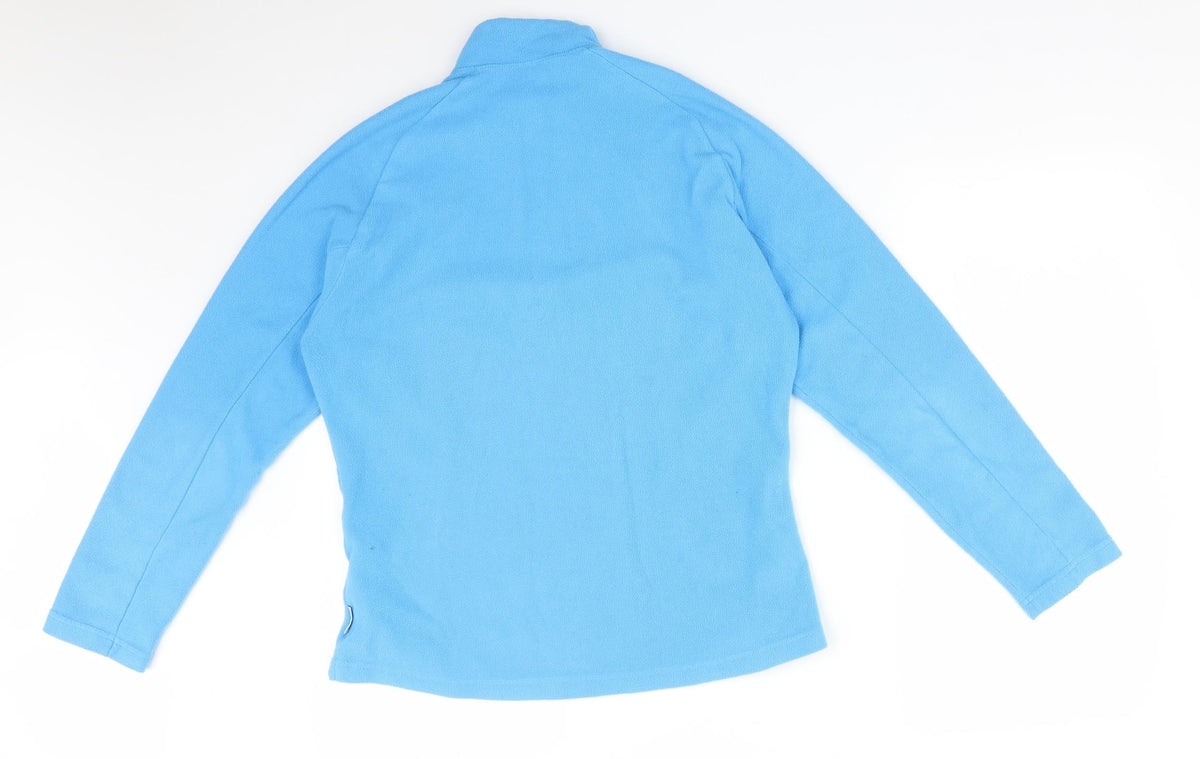 Back view of OXYLANE women’s blue jumper, size L