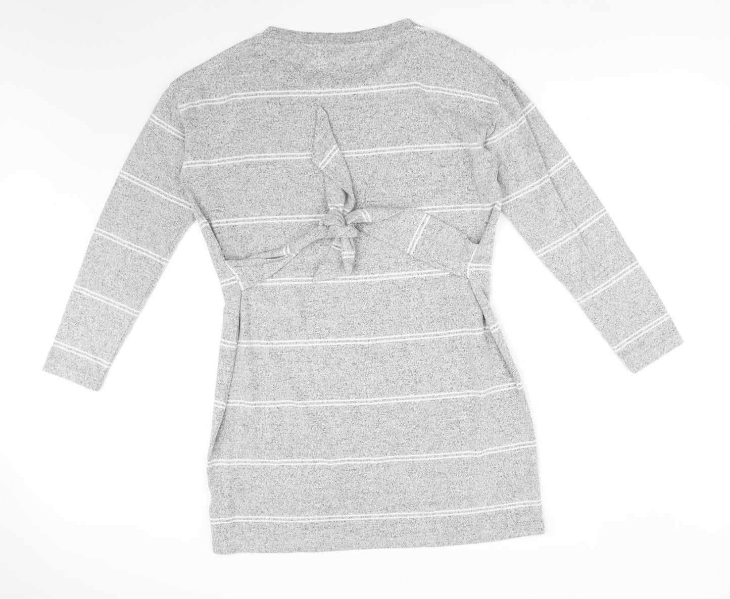 F&F Womens Grey Striped  A-Line  Size 14