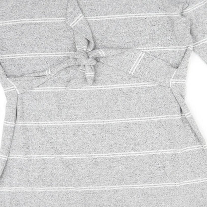 F&F Womens Grey Striped  A-Line  Size 14