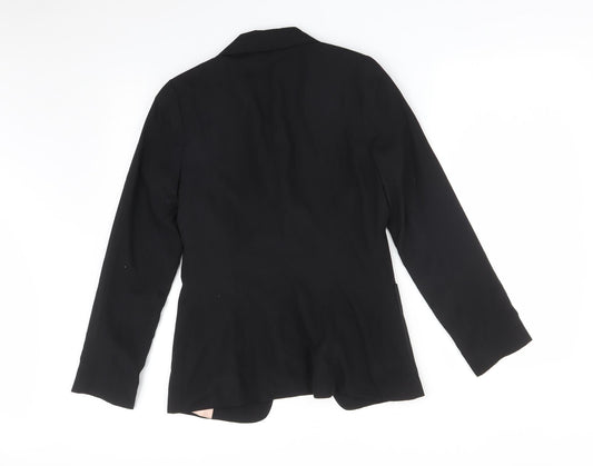 Preworn Womens Black   Jacket Blazer Size 10